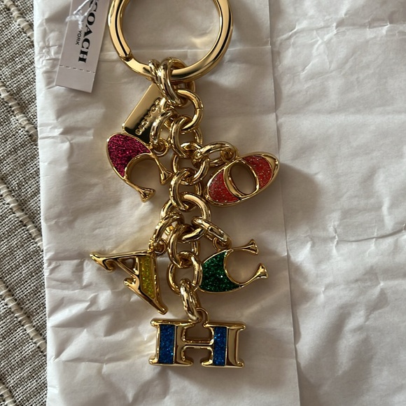 Coach Letters Mix Keyfob - Picture 4 of 5